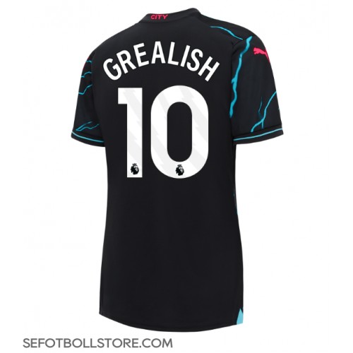 Manchester City Jack Grealish #10 Replika Tredje Tröja Dam 2023-24 Kortärmad